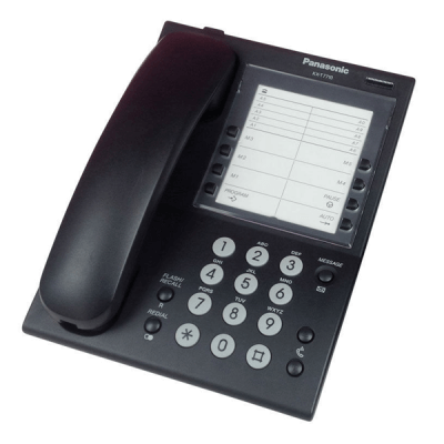 Panasonic KX-T7710EB Hotel Telephone in Black
